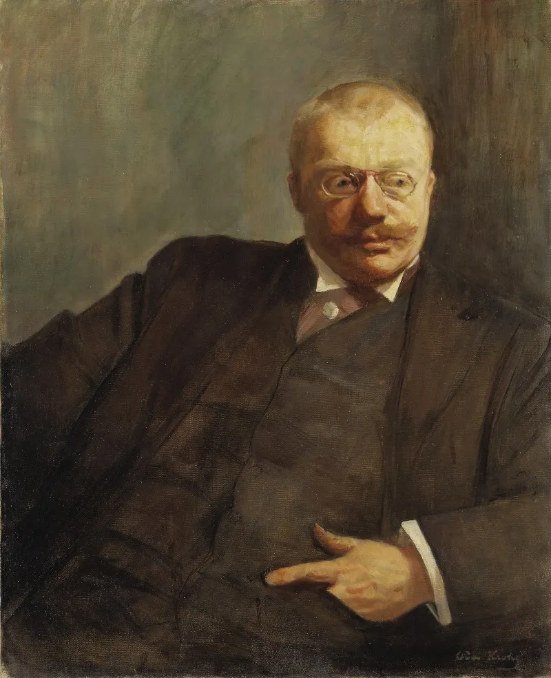 Gunnar Heiberg The Author Wall Art by Oda Krohg - High-Resolution Digital Print