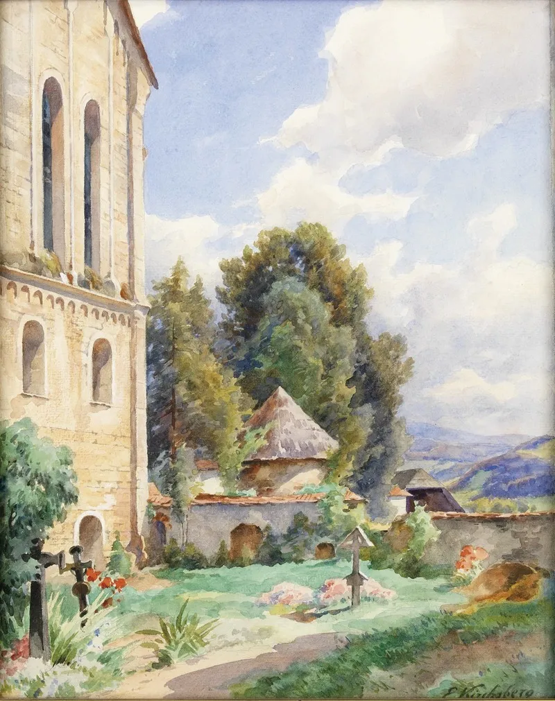 Gurker Dom Wall Art by Ernestine von Kirchsberg - High-Resolution Digital Print