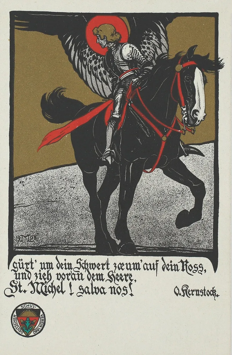 Gurt Um Dein Schwert Zaeumauf Dein Ross Und Zieh Voran Dem Heere St Michel Salva Nos O Kernstock