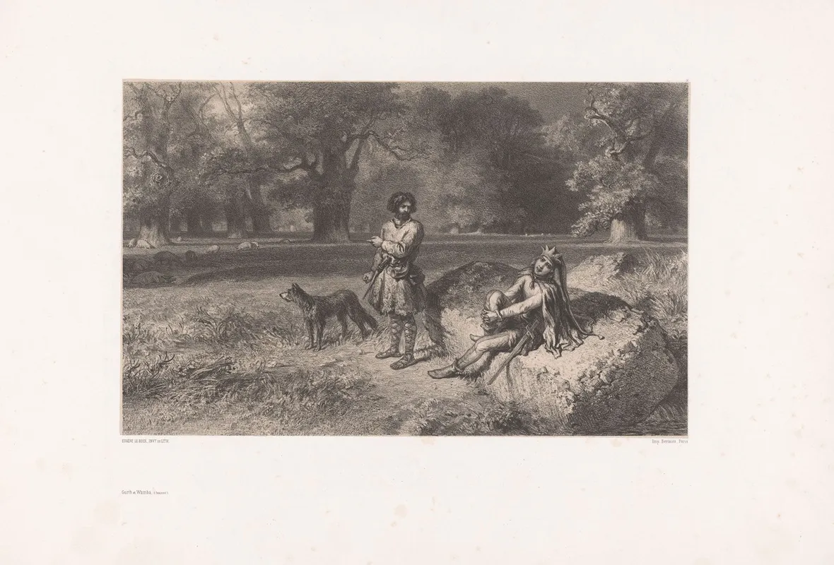 Gurth Et Wamba Ivanhoe