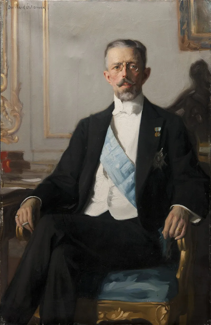 Gustav V 1858 1950 Crown Prince Of Sweden And Norway King Of Sweden