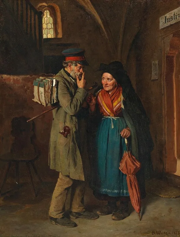 Guter Rat Ist Teuer Wall Art by Berthold Woltze - High-Resolution Digital Print
