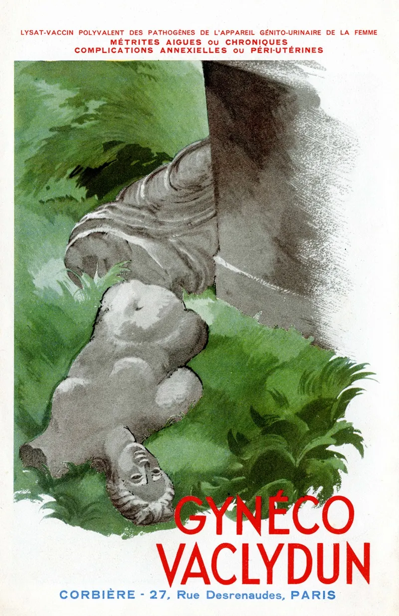 Gyneco Vaclydun Wall Art by Laboratoires pharmaceutiques Corbière - High-Resolution Digital Print