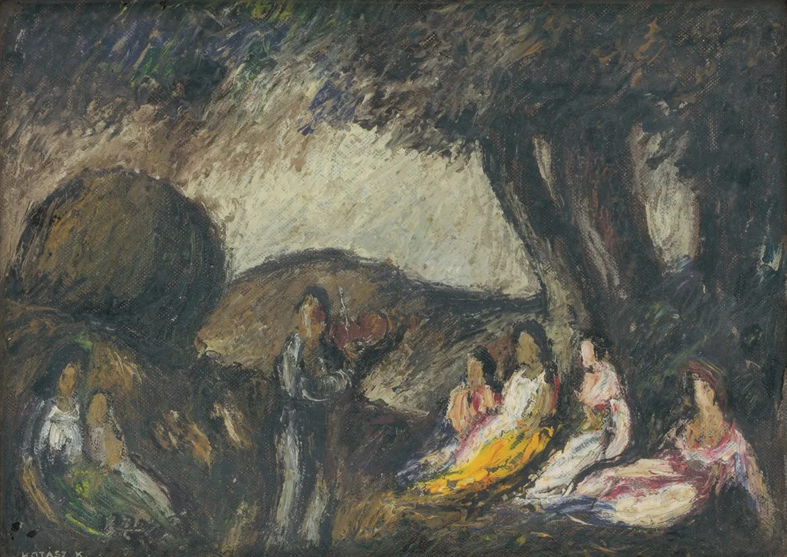 Gypsies 4 Wall Art by Károly Kotász - High-Resolution Digital Print