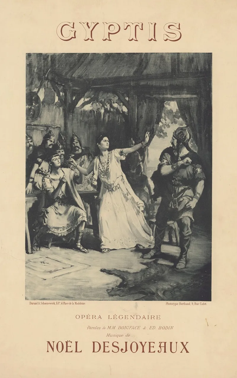 Gyptis Opera Legendaire Wall Art by Frederick Arthur Bridgman - High-Resolution Digital Print