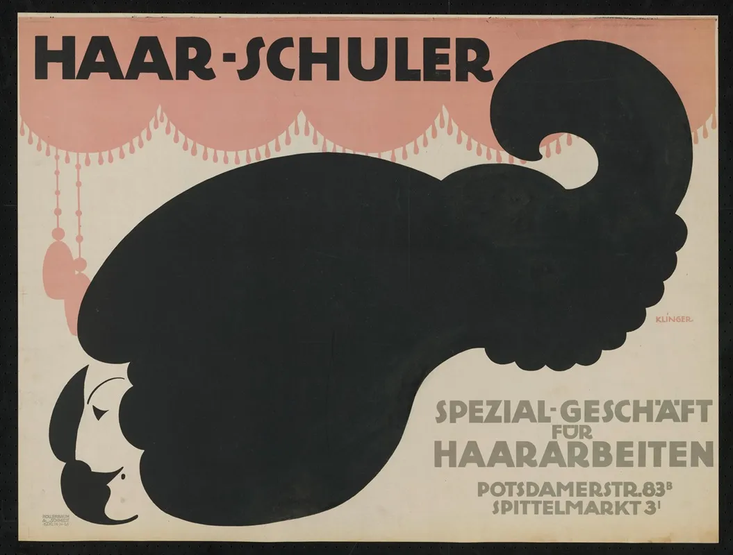 Haar Schuler Wall Art by Julius Klinger - High-Resolution Digital Print