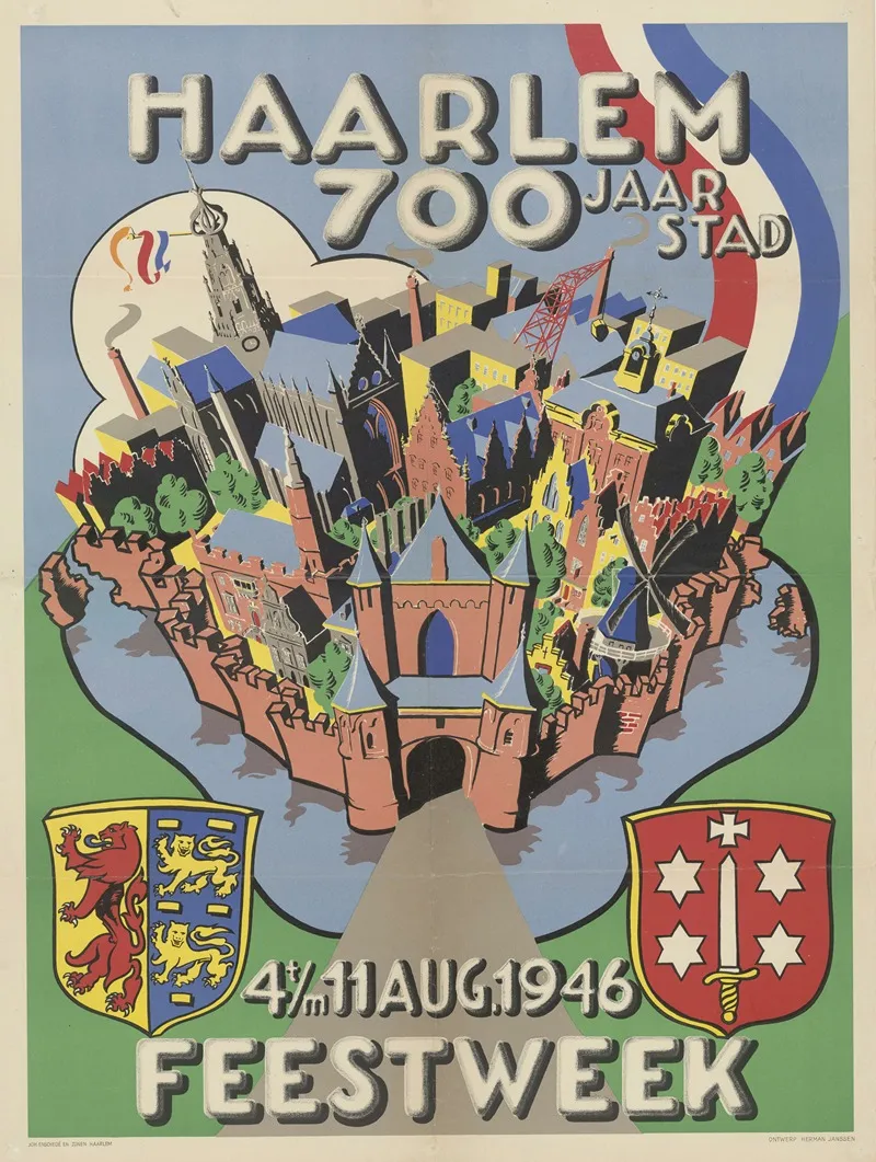 Haarlem 700 Jaar Stad Feestweek Wall Art by Herman H. Janssen - High-Resolution Digital Print