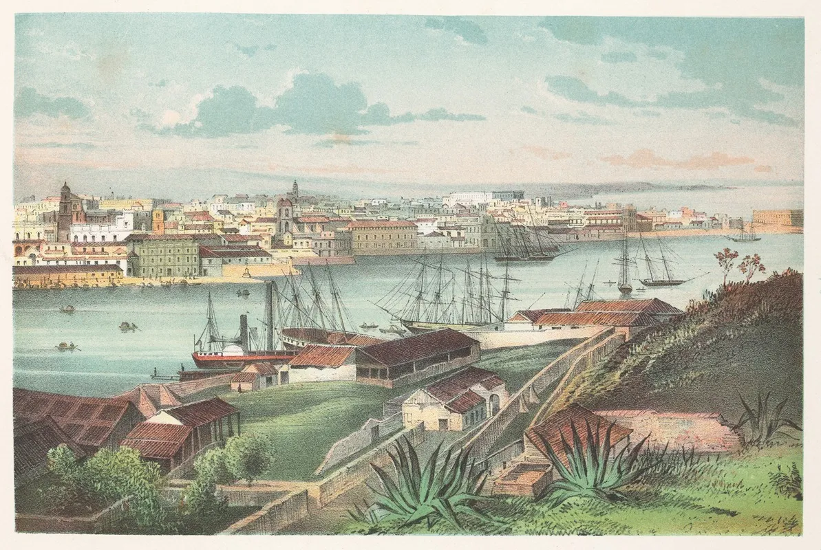 Habana Wall Art by Pierre Toussaint Frédéric Mialhe - High-Resolution Digital Print