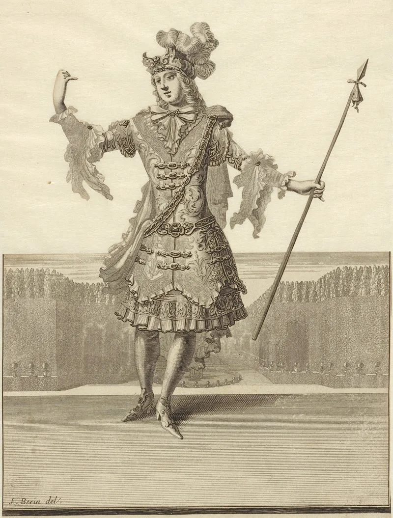Habit Dandimion Du Balet Du Triomphe De Lamour Wall Art by Jean Bérain - High-Resolution Digital Print