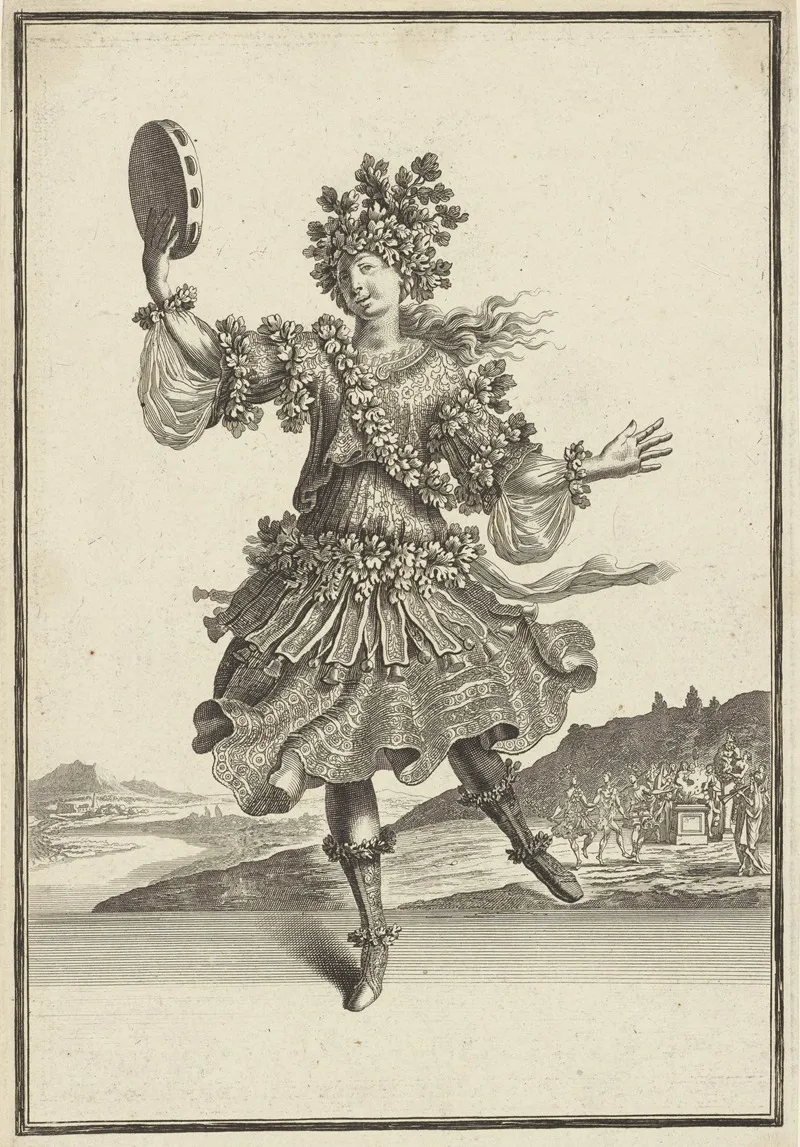 Habit De Baccantes Wall Art by Jean Bérain - High-Resolution Digital Print