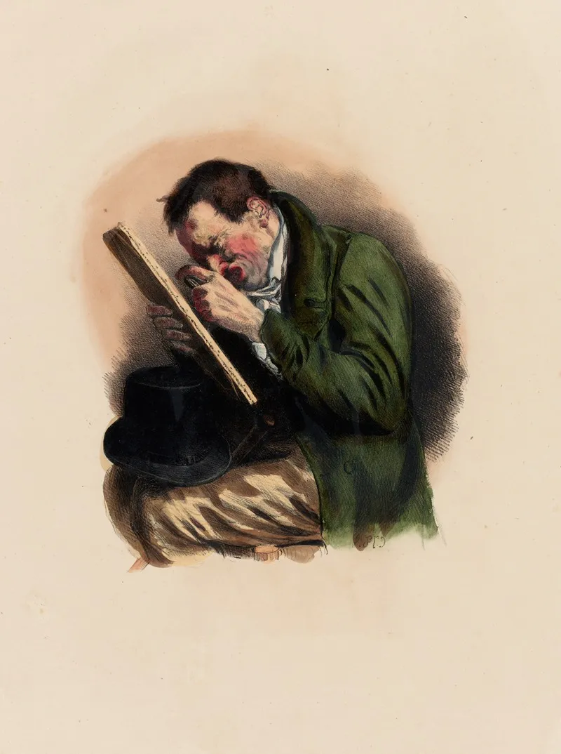 Habitue Des Ventes Publiques The Attendant At Public Auctions