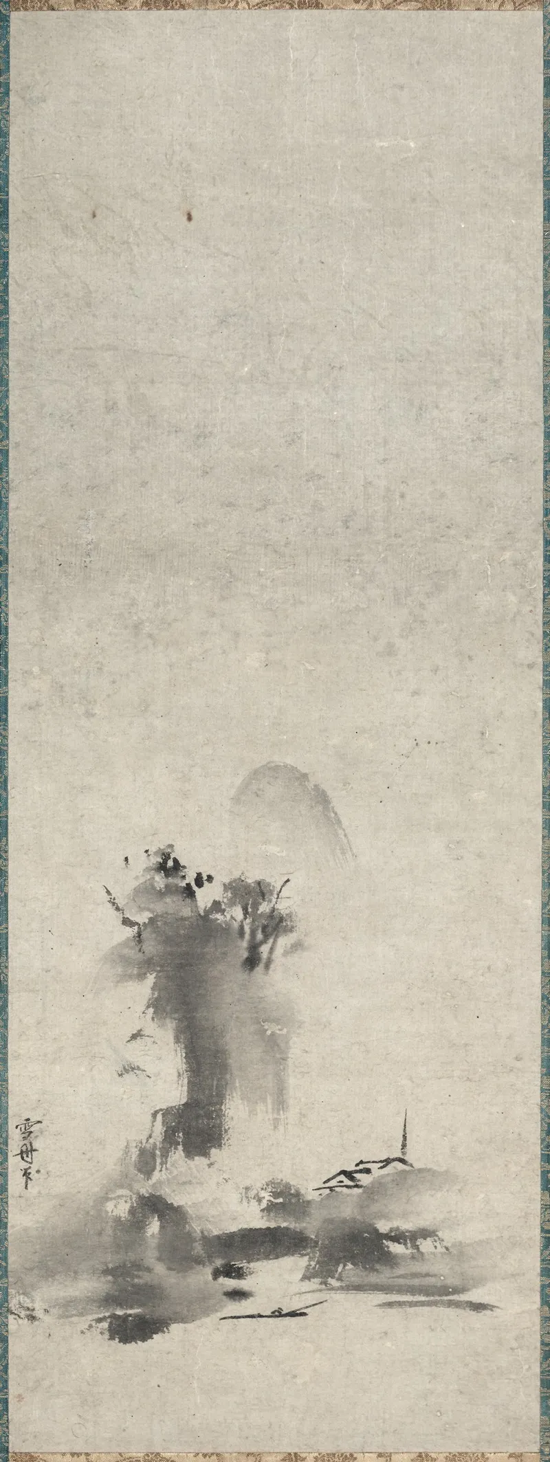 Haboku Splashed Ink Landscape Wall Art by Sesshū Tōyō - High-Resolution Digital Print