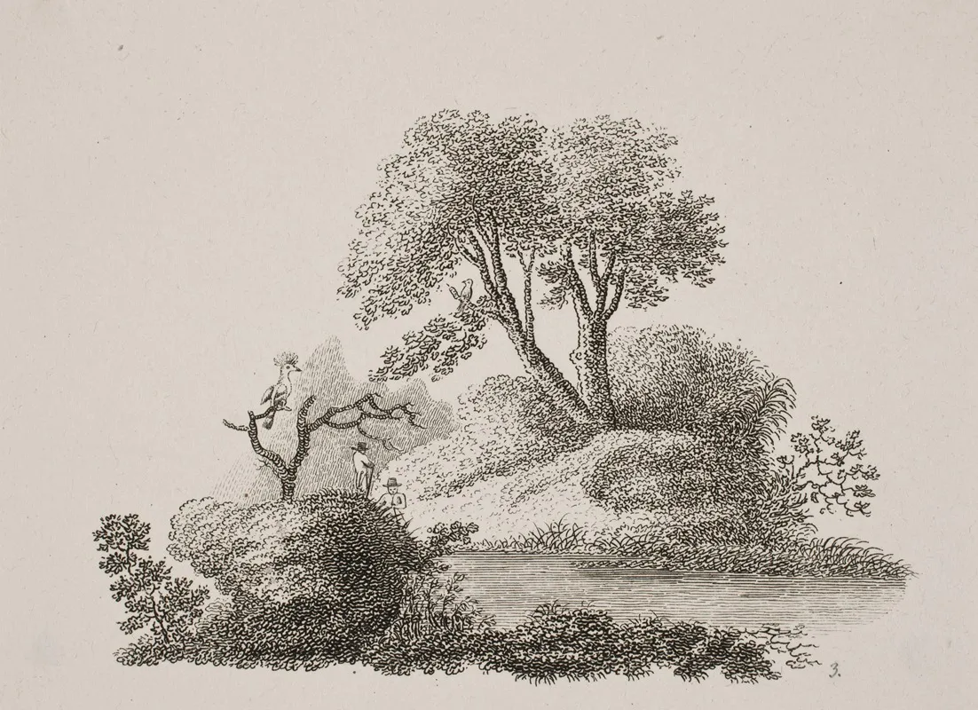 Haerfuglen Og Nattergalen Wall Art by Oluf Olufsen Bagge - High-Resolution Digital Print