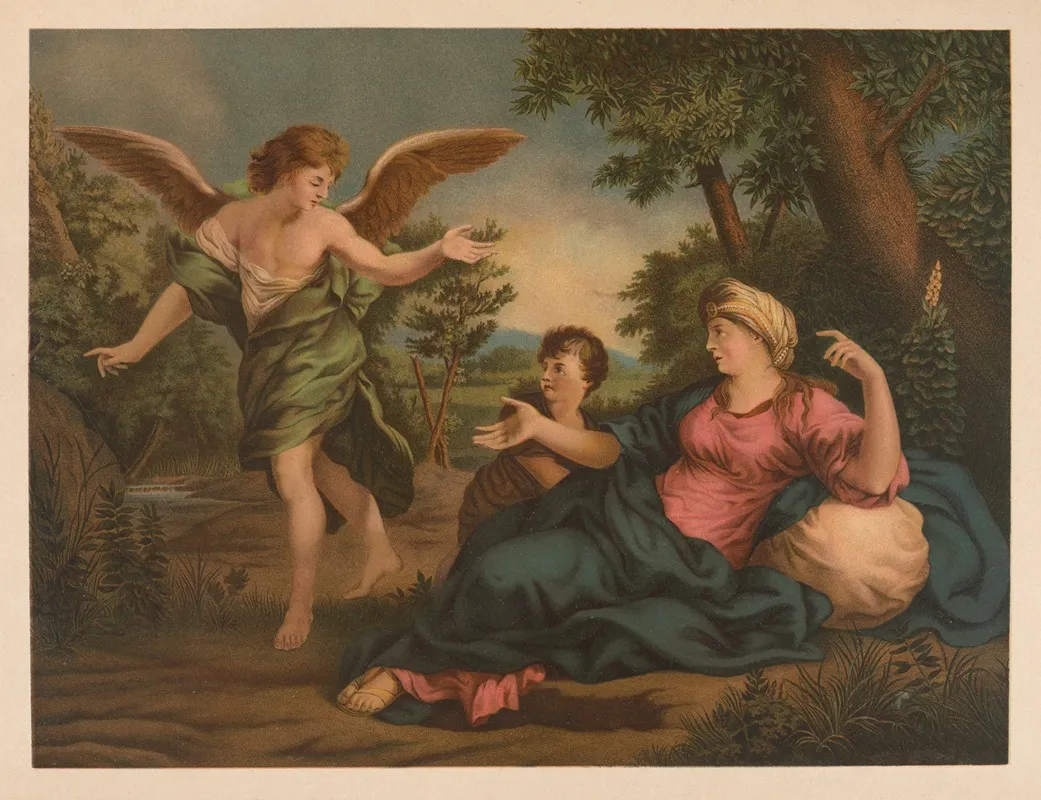 Hagar And Ishmael In The Wilderness 4 Wall Art by Jan Ladislaw Sýkora - High-Resolution Digital Print