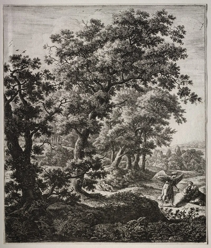 Hagar Comforted By The Angel