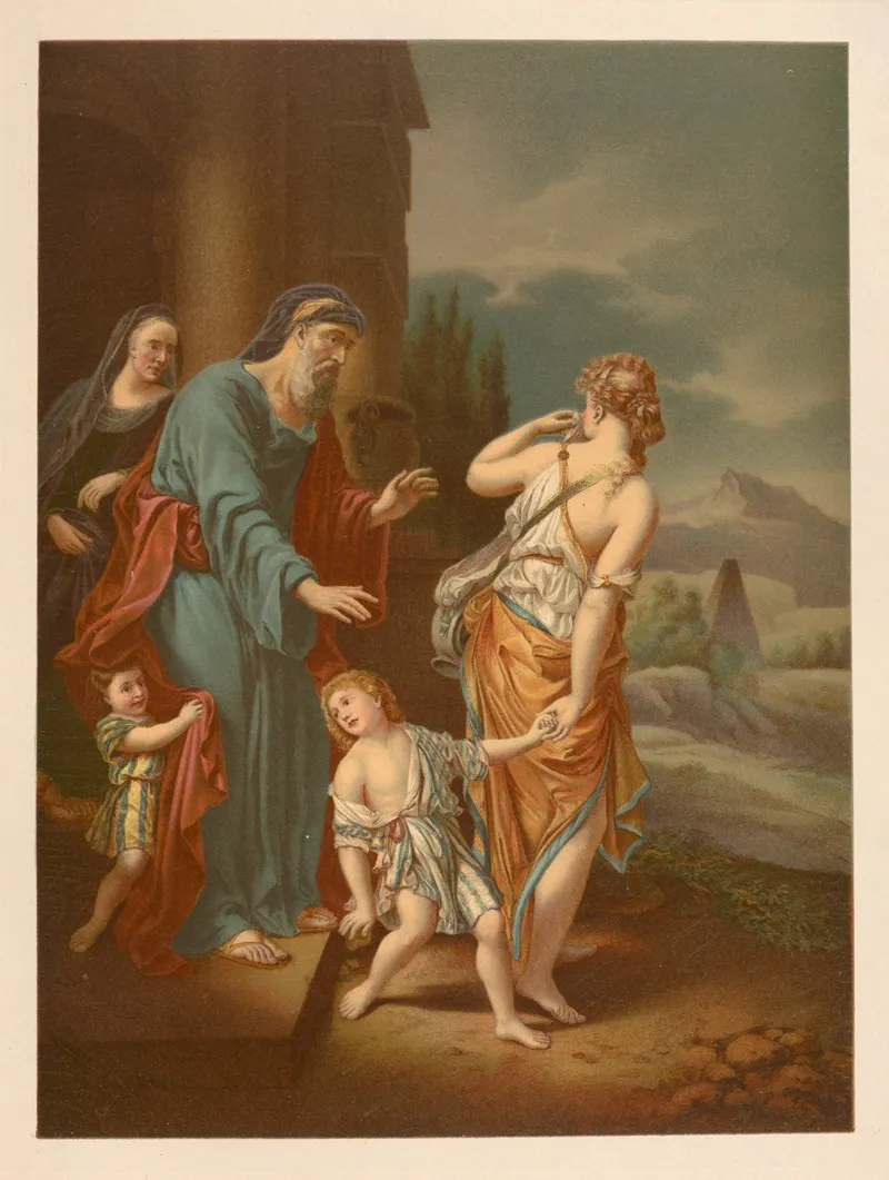 Hagars Expulsion 2 Wall Art by Jan Ladislaw Sýkora - High-Resolution Digital Print