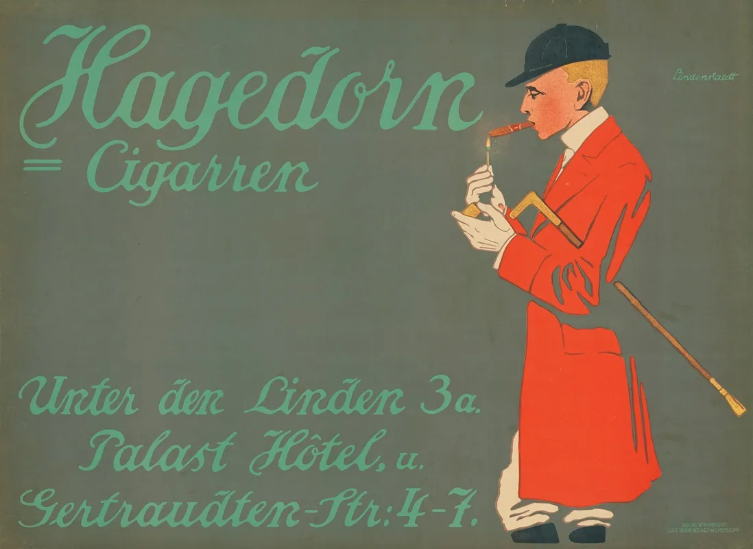 Hagedorn Zigarren Wall Art by Hans Lindenstaedt - High-Resolution Digital Print
