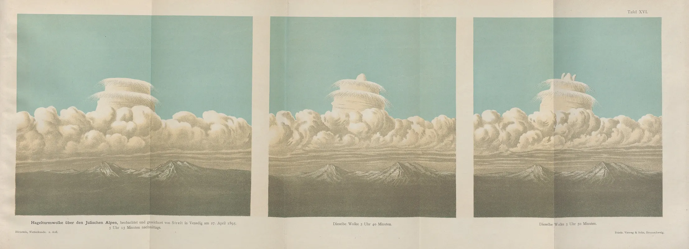 Hagelturmwolken Wall Art by Richard Börnstein - High-Resolution Digital Print