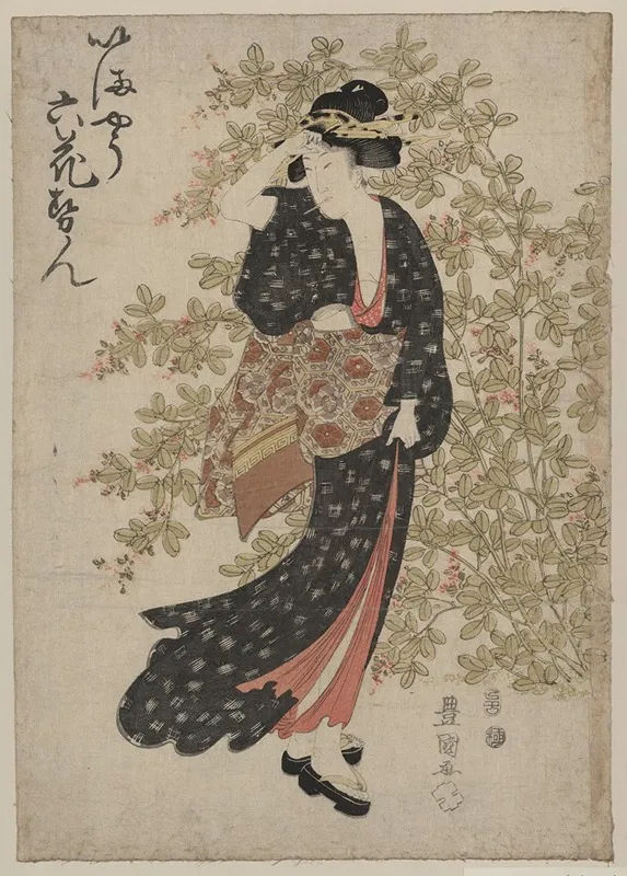 Hagi Wall Art by Toyokuni Utagawa - High-Resolution Digital Print