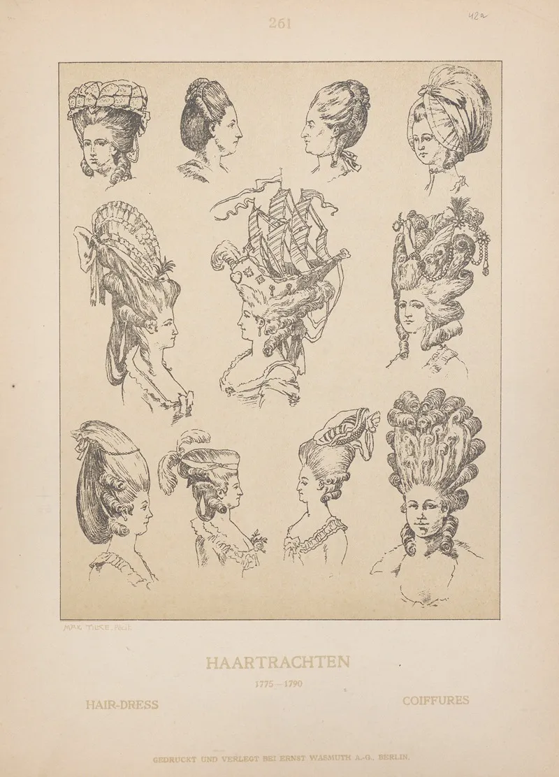 Hair Dress Wall Art by Adolf Rosenberg - High-Resolution Digital Print