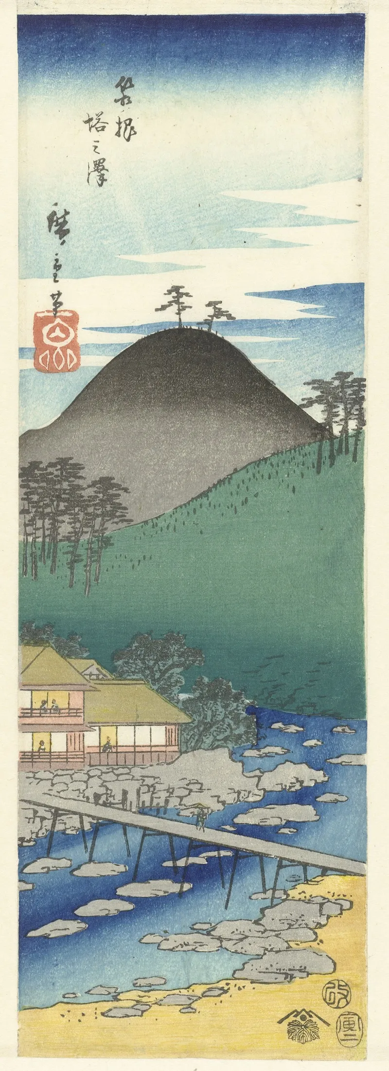 Hakone Tonosawa Wall Art by Utagawa Hiroshige - High-Resolution Digital Print