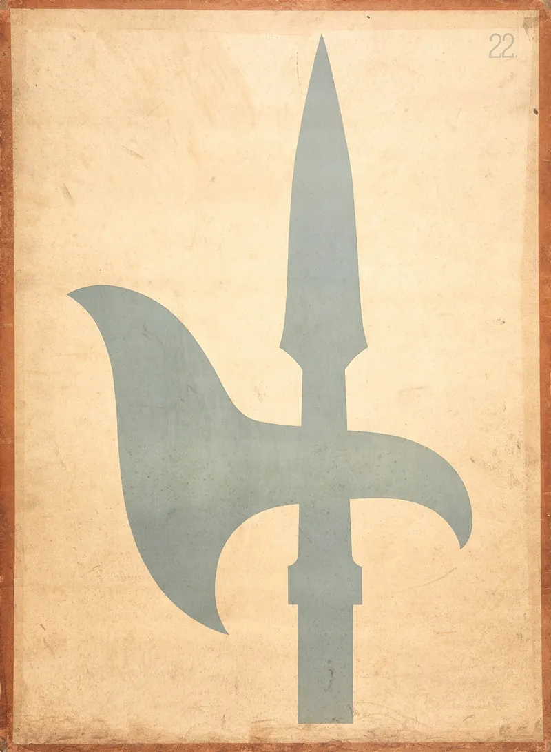 Halberd Wall Art by Chr. J. Cato - High-Resolution Digital Print