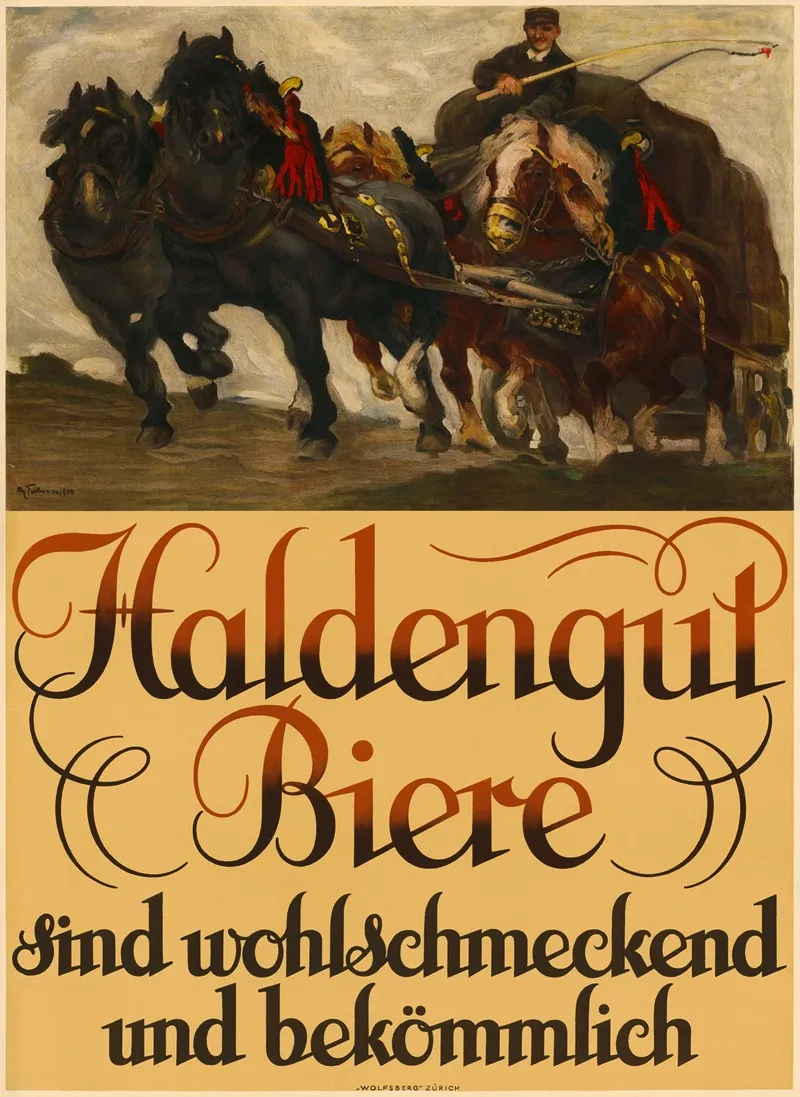 Haldengut Biere Wall Art by Max Feldbauer - High-Resolution Digital Print
