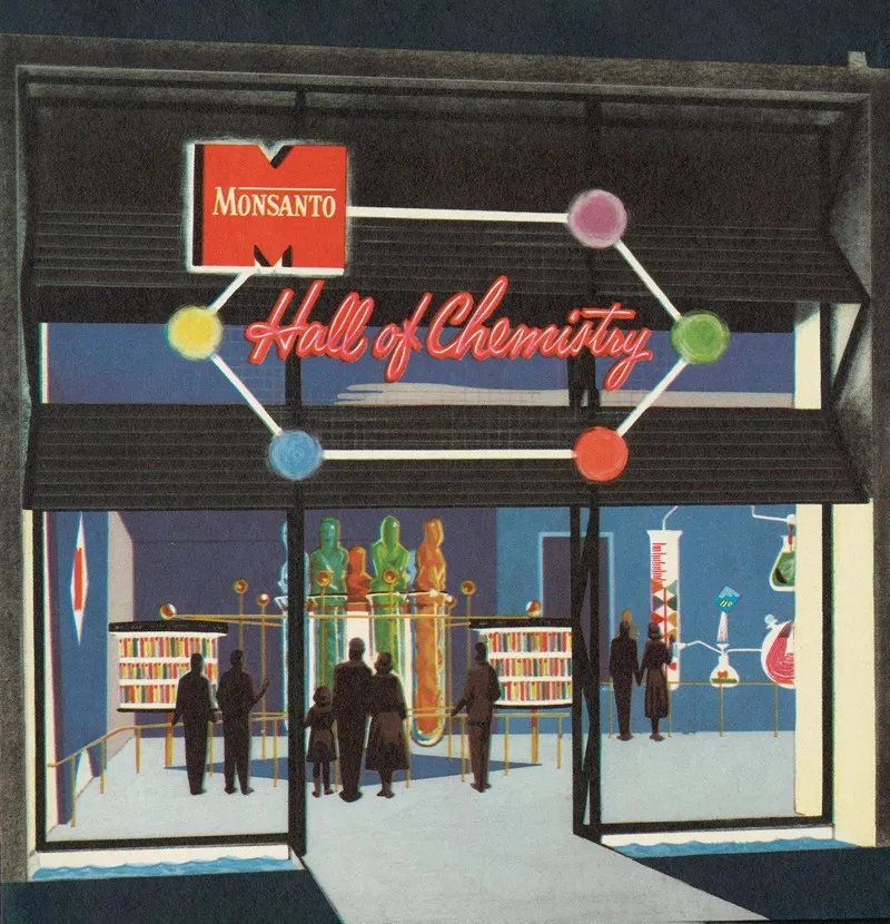 Hall Of Chemistry Pamphlet Wall Art by Monsanto Company - High-Resolution Digital Print