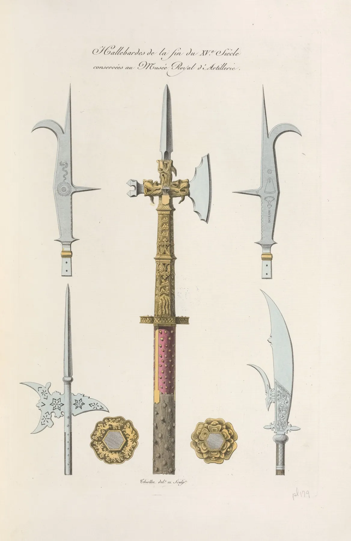 Hallebardes De La Fin Du Xve Siecle Conservees Au Musee Royal Dartillerie