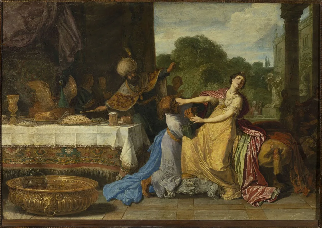 Haman Begging The Mercy Of Esther Esther 7 6 7