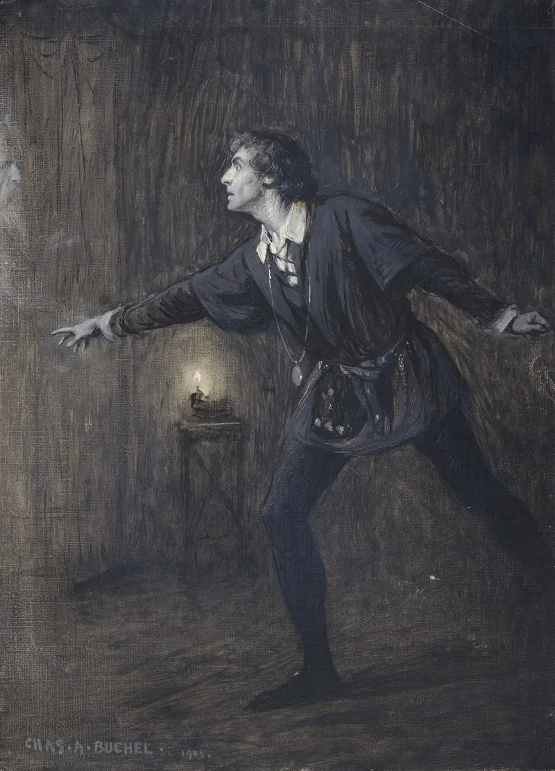 Hamlet I 5 As Performed At The Adelphi Ham Where Wilt Thou Lead Me