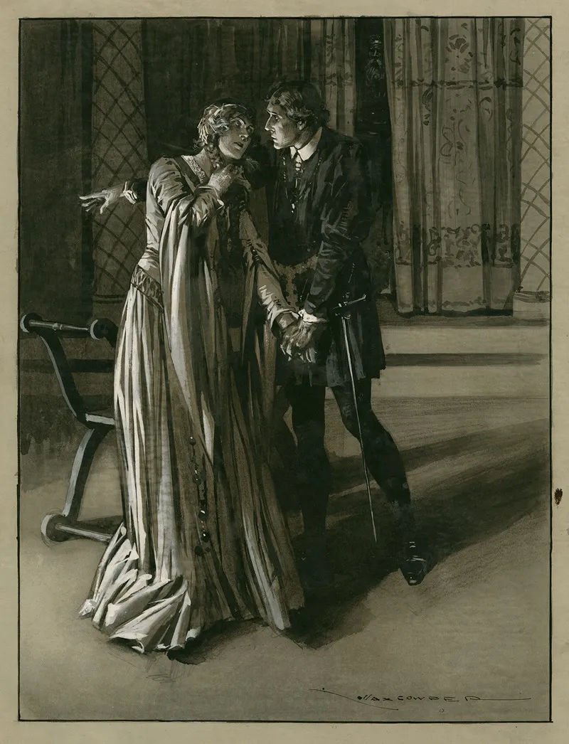 Hamlet Ophelia Act Iii Scene 1 Hamlet Get Thee To A Nunnery Why Wouldst Thou Be A Breeder Of Sinners Wall Art by Max Cowper - High-Resolution Digital Print