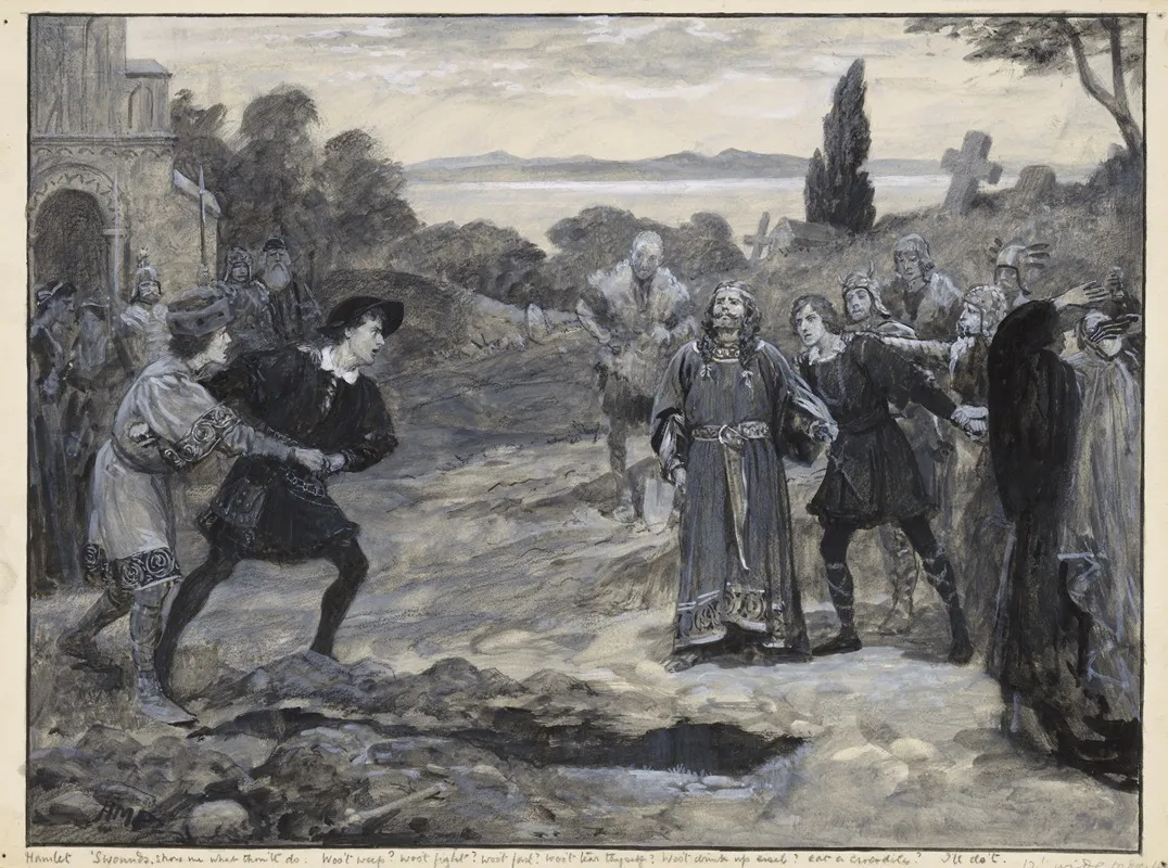 Hamlet V 1 Wall Art by H.M.P. - High-Resolution Digital Print
