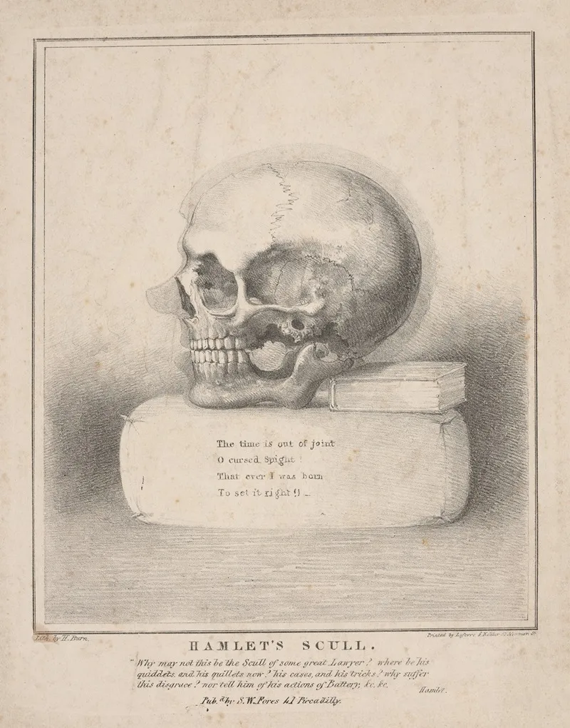 Hamlets Scull Wall Art by Henry Burn - High-Resolution Digital Print