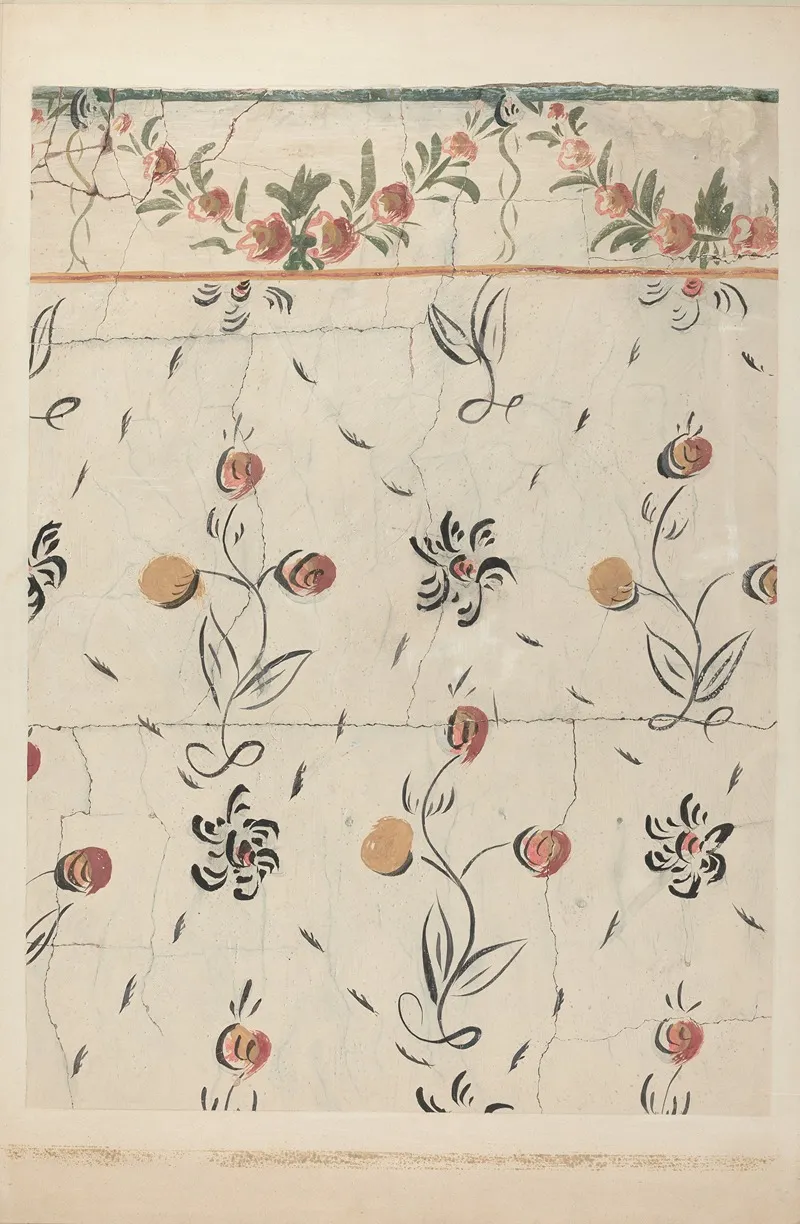 Hand Painted Wall Detail