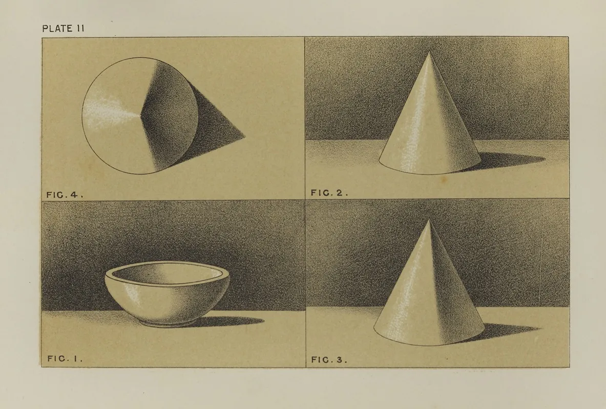 Handbook Of Light And Shade With Especial Reference To Model Drawing Pl 11 Wall Art by Mary Philadelphia Merrifield - High-Resolution Digital Print