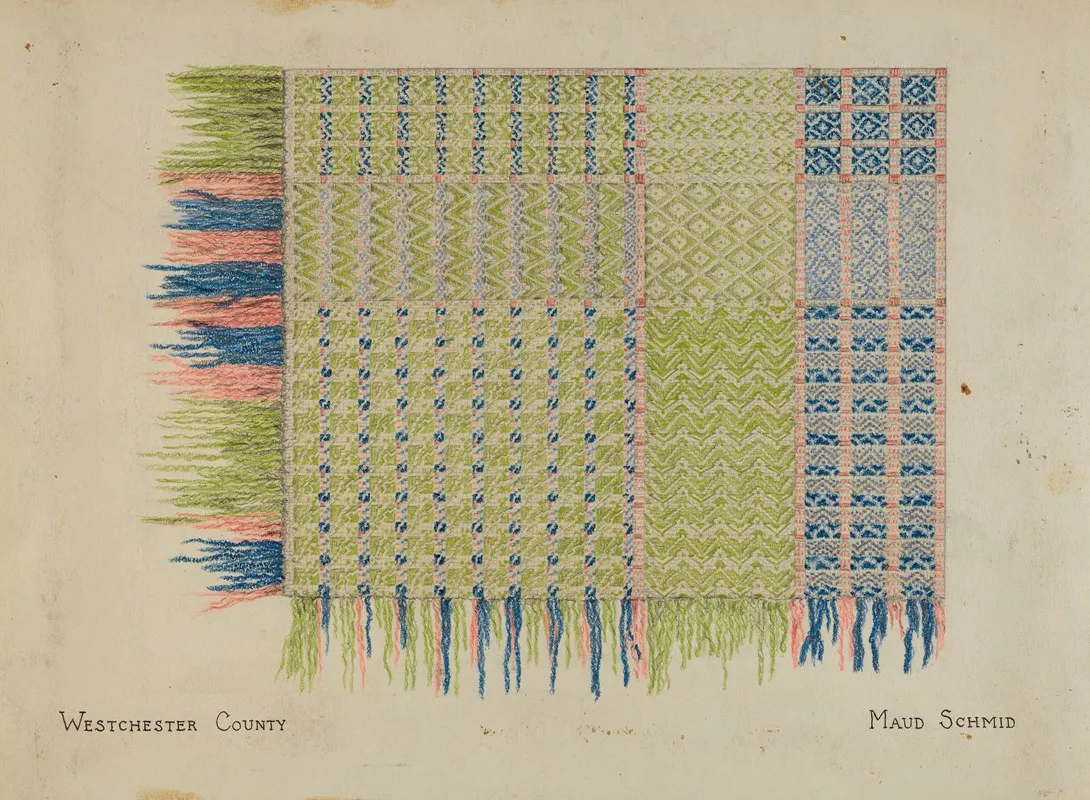Handwoven Coverlet 16