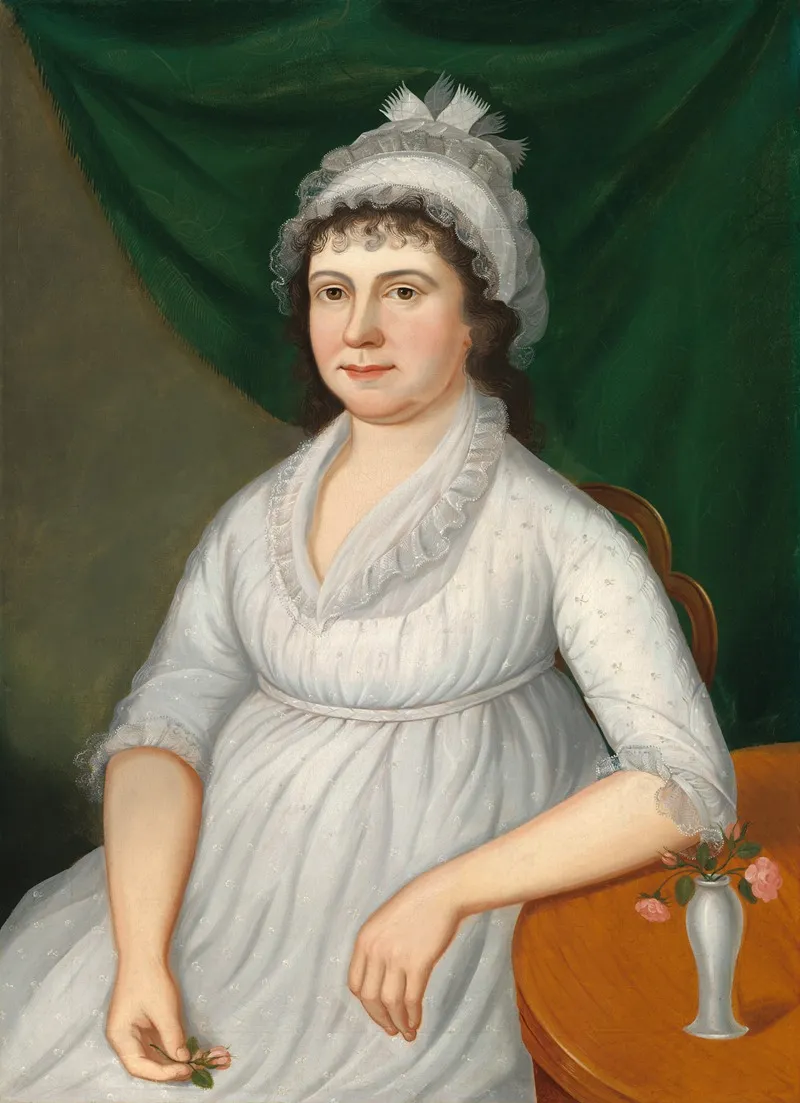 Hannah Lemmon Corcoran Mrs Thomas Corcoran Wall Art by Charles Peale Polk - High-Resolution Digital Print