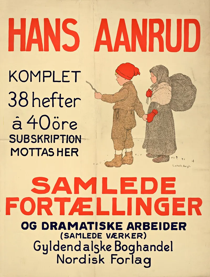 Hans Aanrud Samlede Fortaellinger Og Dramatiske Arbeider Samlede Vaerker Wall Art by Lisbeth Bergh - High-Resolution Digital Print
