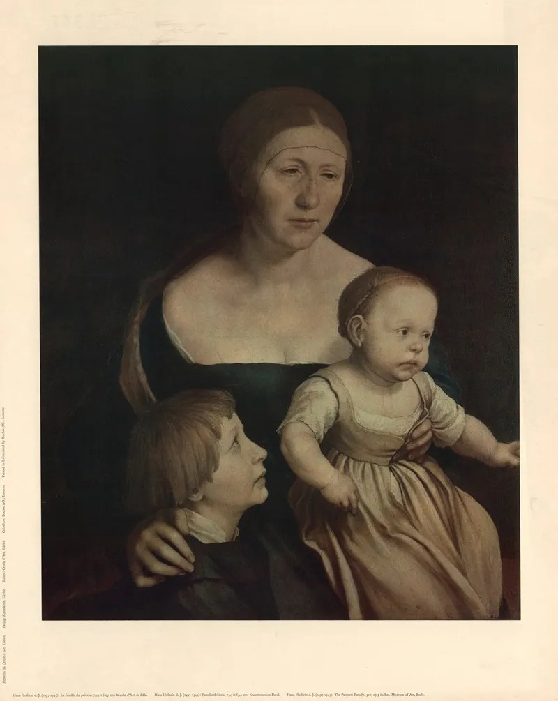 Hans Holbein The Younger The Painters Family
