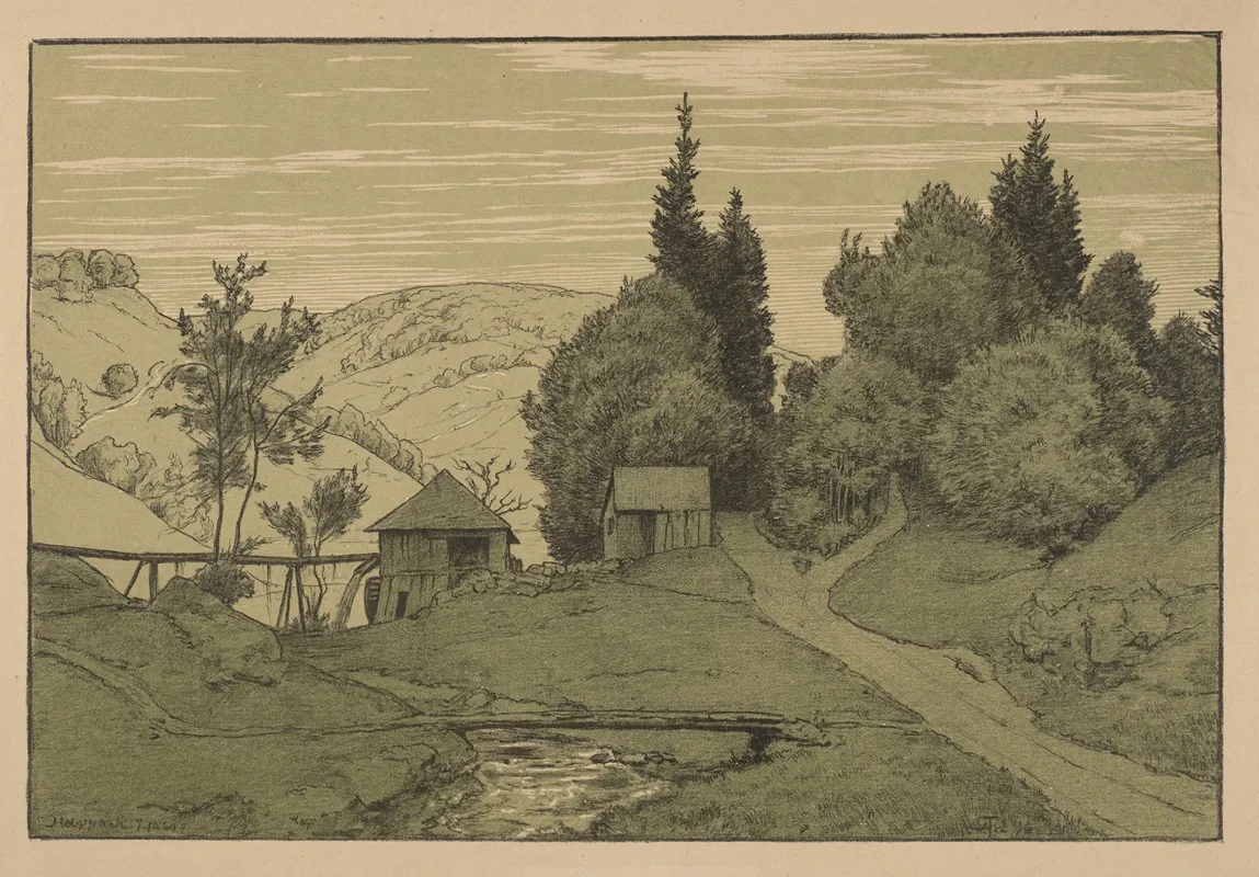 Happach Wall Art by Hans Thoma - High-Resolution Digital Print