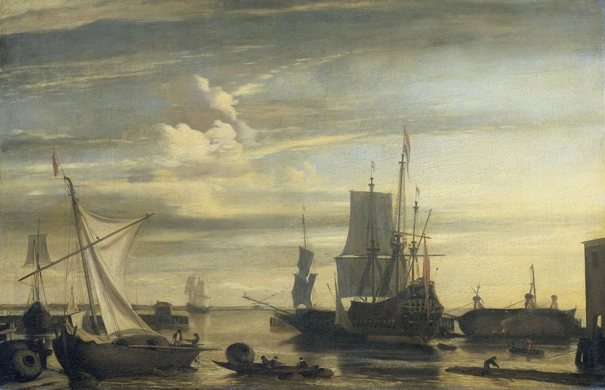 Harbor At Sunset