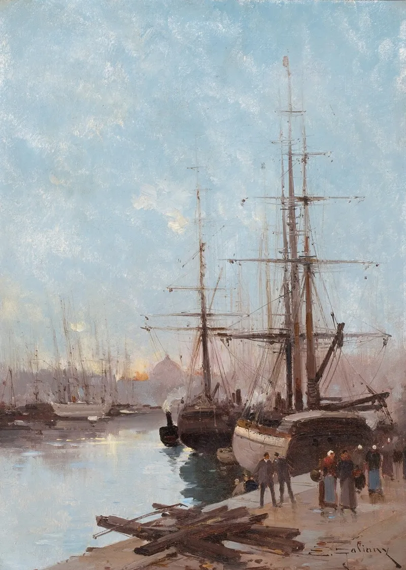 Harbor Scene 10