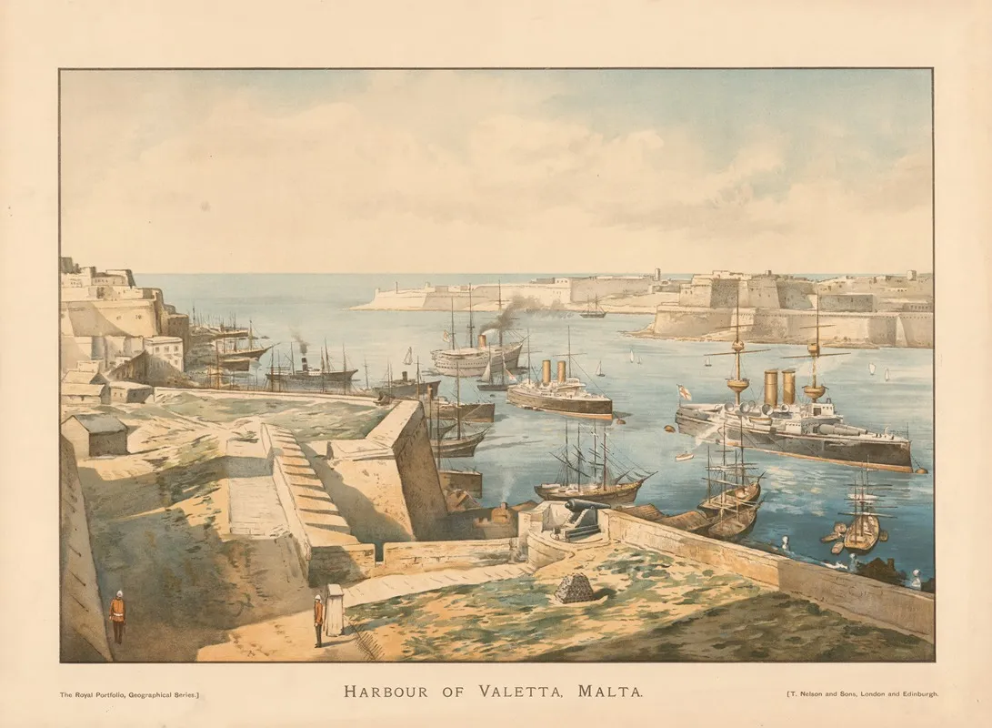 Harbour Of Valetta Malta