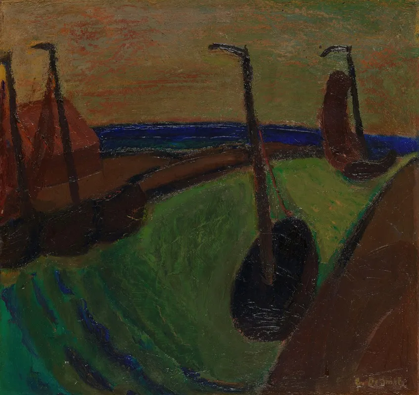 Harbour View Wall Art by Gustave De Smet - High-Resolution Digital Print