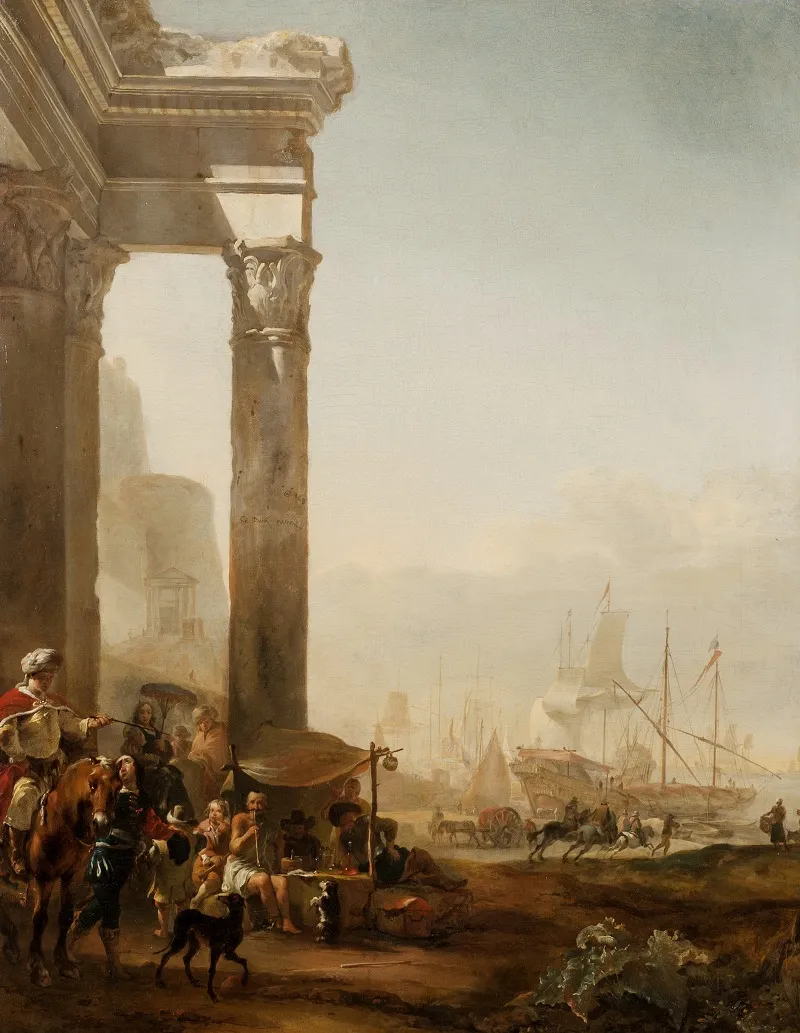 Harbour With Antique Ruins 2