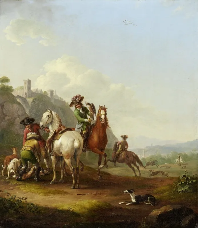 Hare Hunt With Falconer
