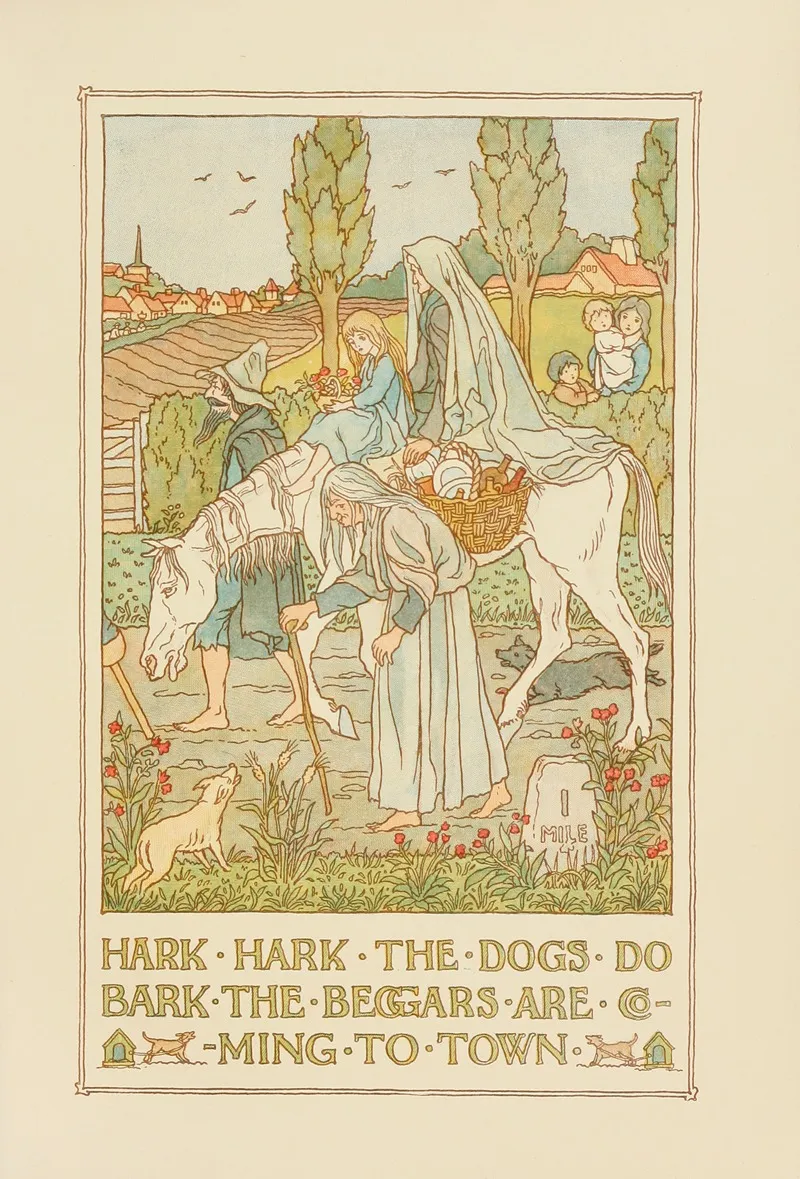 Hark Hark Wall Art by Francis Donkin Bedford - High-Resolution Digital Print