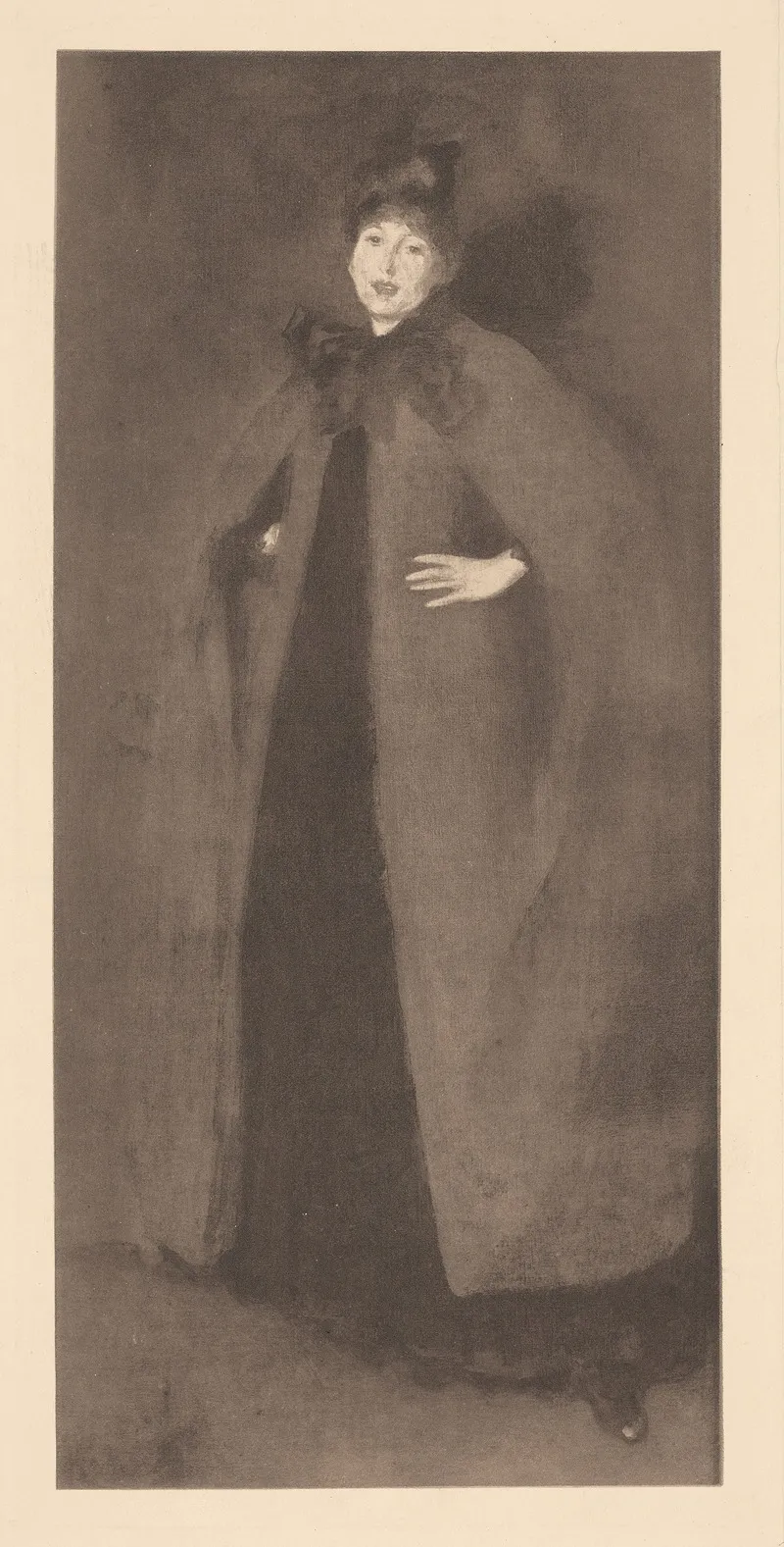 Harmony In Red Lamplight Wall Art by James Abbott McNeill Whistler - High-Resolution Digital Print