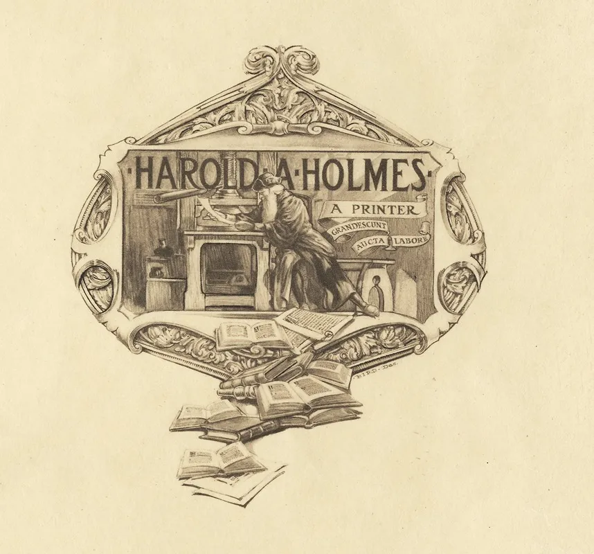 Harold A Holmes Wall Art by Elisha Brown Bird - High-Resolution Digital Print